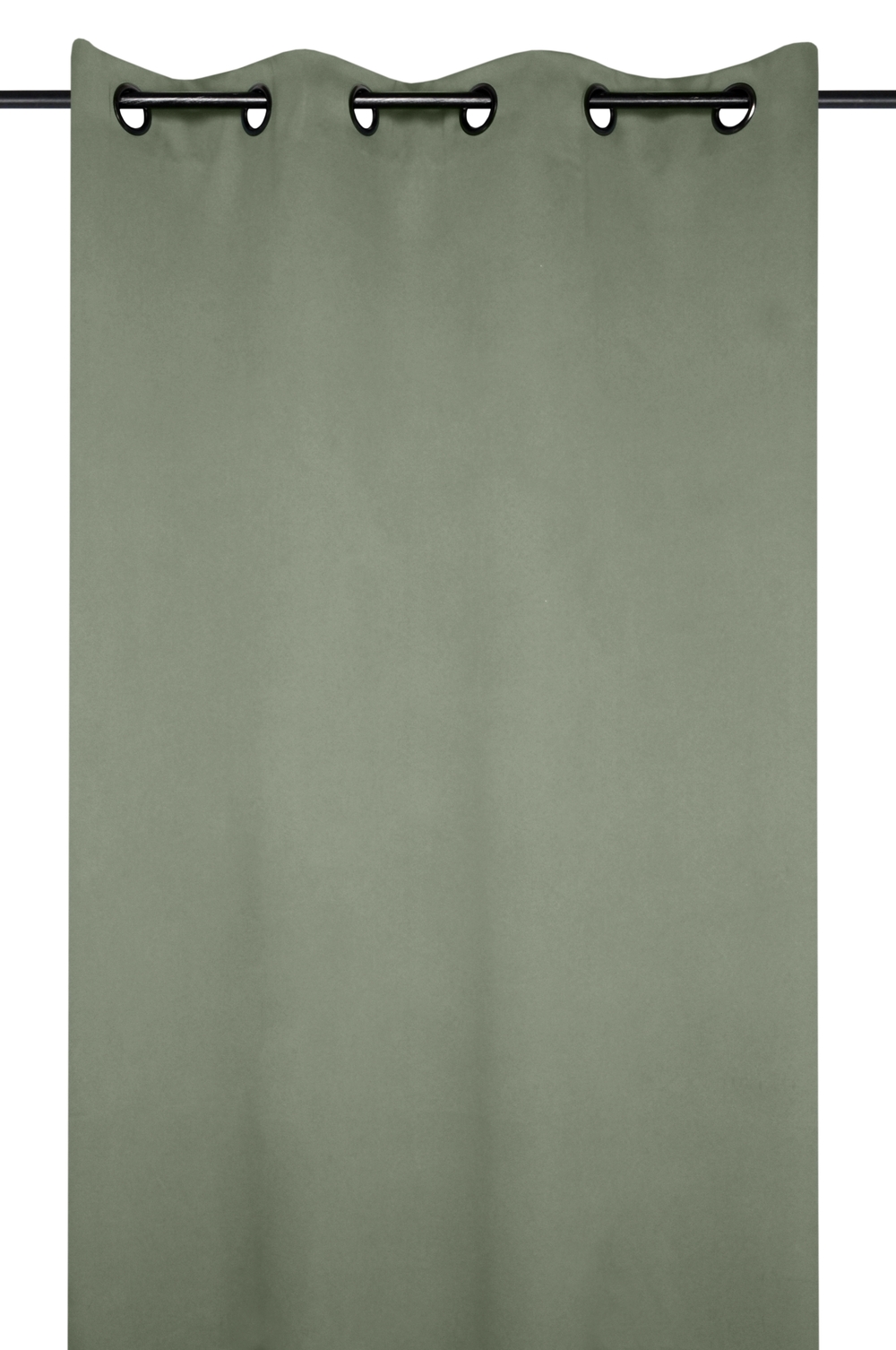 Rideau occultant à oeillets Notte 135x250 kaki